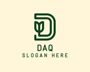 Environmental Letter D  Logo
