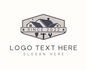 Roofing - Subdivision Residence Construction logo design