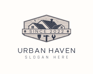 Subdivision - Subdivision Residence Construction logo design