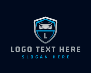 Motorsports - Sports Car Shield Vehicle logo design