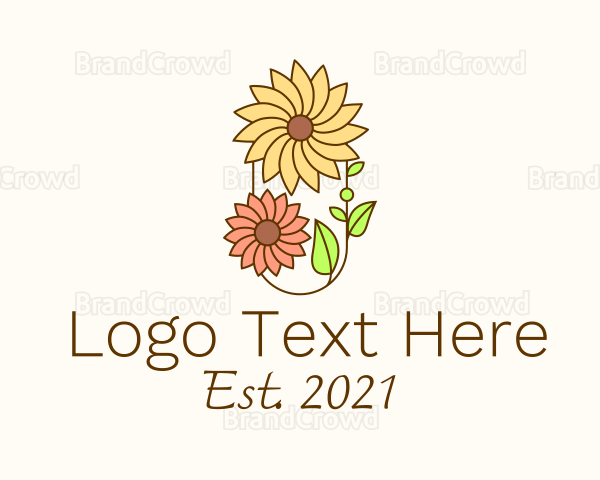 Spring Flower Garden Logo