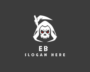 Creepy Grim Reaper  Logo