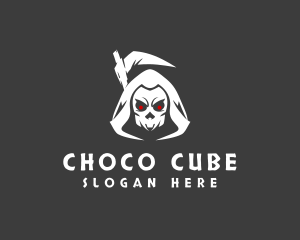 Creepy - Creepy Grim Reaper logo design