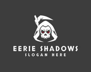 Creepy - Creepy Grim Reaper logo design