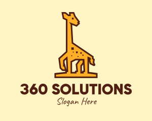 Tall Yellow Giraffe logo design