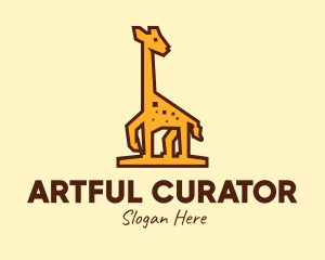 Tall Yellow Giraffe logo design