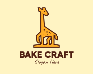 Tall Yellow Giraffe logo design