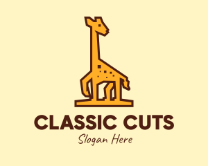 Tall Yellow Giraffe logo design