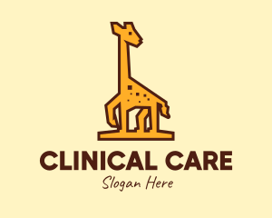 Tall Yellow Giraffe logo design