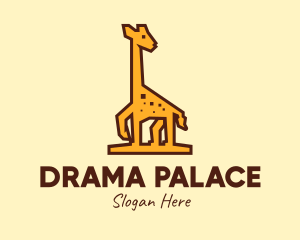 Tall Yellow Giraffe logo design