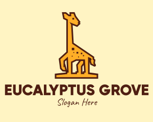 Tall Yellow Giraffe logo design