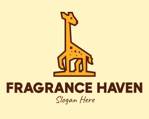 Tall Yellow Giraffe logo design