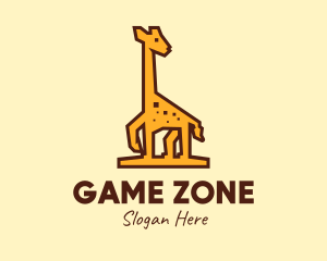 Tall Yellow Giraffe logo design