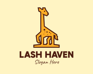 Tall Yellow Giraffe logo design