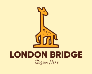 Tall Yellow Giraffe logo design