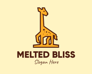 Tall Yellow Giraffe logo design