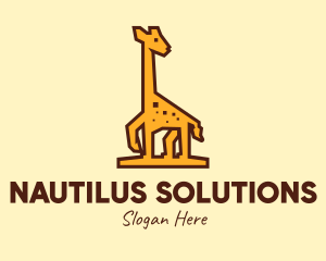 Tall Yellow Giraffe logo design