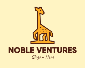 Tall Yellow Giraffe logo design