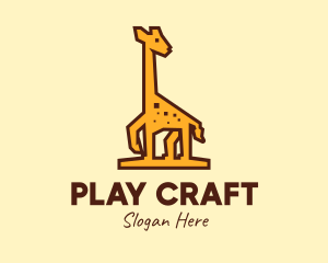 Tall Yellow Giraffe logo design