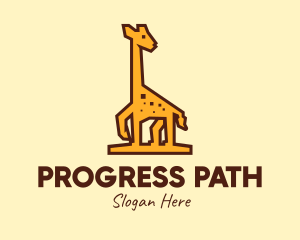 Tall Yellow Giraffe logo design