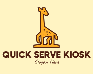 Tall Yellow Giraffe logo design