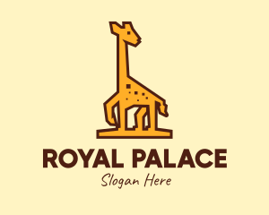 Tall Yellow Giraffe logo design