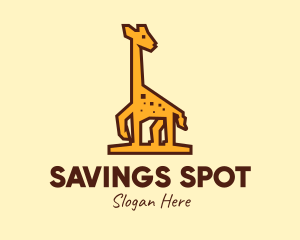 Tall Yellow Giraffe logo design