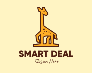 Tall Yellow Giraffe logo design