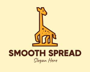 Tall Yellow Giraffe logo design