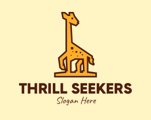 Tall Yellow Giraffe logo design