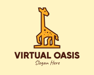 Tall Yellow Giraffe logo design