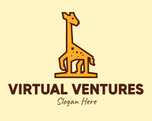 Tall Yellow Giraffe logo design