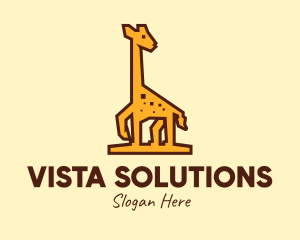 Tall Yellow Giraffe logo design