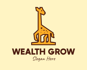 Tall Yellow Giraffe logo design