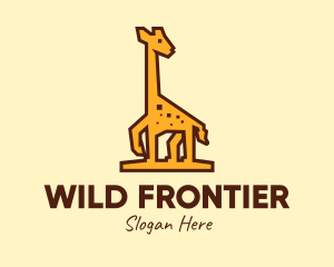 Tall Yellow Giraffe logo design