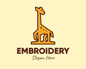 Tall Yellow Giraffe logo design