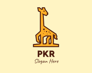 Tall Yellow Giraffe logo design