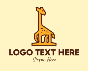 Tall Yellow Giraffe Logo
