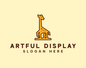 Tall Yellow Giraffe logo design