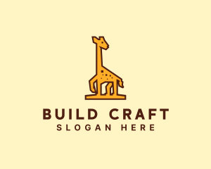 Tall Yellow Giraffe logo design