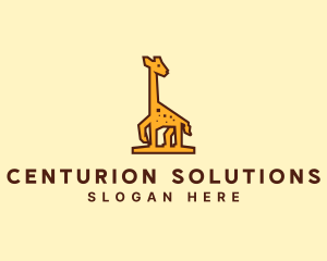 Tall Yellow Giraffe logo design