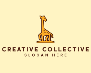 Tall Yellow Giraffe logo design