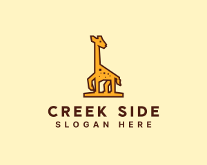 Tall Yellow Giraffe logo design