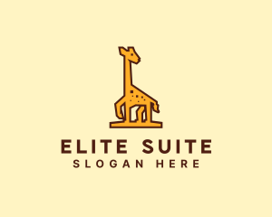 Tall Yellow Giraffe logo design