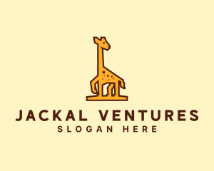 Tall Yellow Giraffe logo design