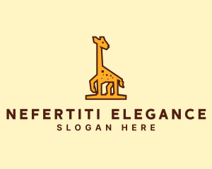 Tall Yellow Giraffe logo design