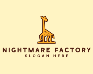 Tall Yellow Giraffe logo design