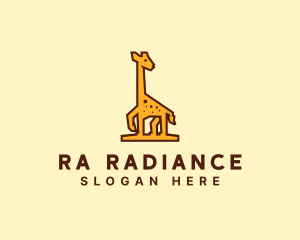 Tall Yellow Giraffe logo design