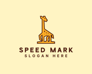 Tall Yellow Giraffe logo design