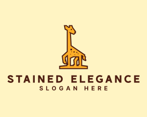 Tall Yellow Giraffe logo design